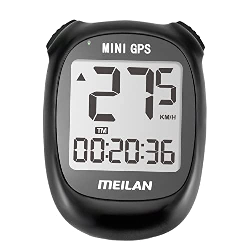 Ordinateurs de vélo : Amagogo Mini Ordinateur de vélo GPS Compteur de Vitesse GPS Compteur kilométrique Rechargeable pour vélo de Route VTT, Le Noir