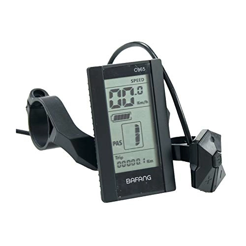 Ordinateurs de vélo : Bafang Compteur de vitesse TFT-850C Écran couleur LCD DP-C18 C965 Monochrome Indicateur de vitesse avec interface USB