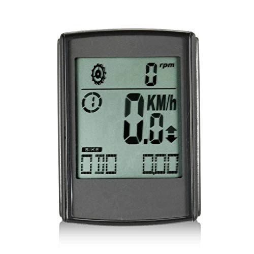 Ordinateurs de vélo : Belleashy Compteur de vélo 3 en 1 LCD sans fil pour vélo de route et fitness (dimensions : 6, 6 x 4, 7 x 2 cm, couleur : noir)