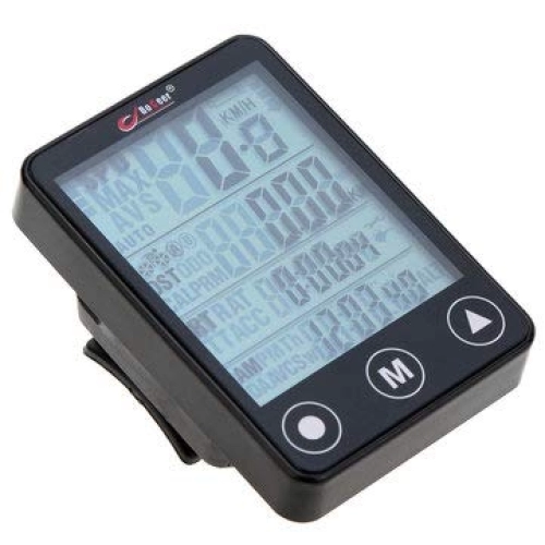 Ordinateurs de vélo : bike equipment Bogeer YT-308 Compteur de vélo sans fil 24 fonctions avec bouton tactile rétroéclairé étanche