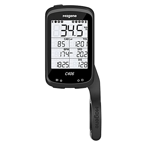 Ordinateurs de vélo : burko Ordinateur GPS de vélo, ordinateur GPS de vélo étanche intelligent sans fil ANT + compteur de vitesse de vélo