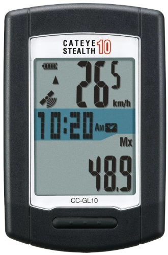 Ordinateurs de vélo : CATEYE Stealth 10 CC-GL10 Compteur GPS Noir