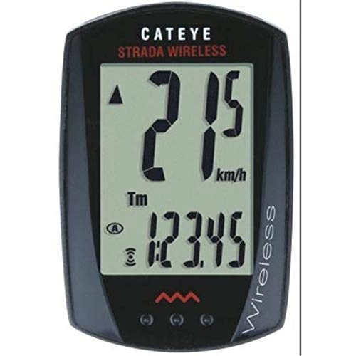 Ordinateurs de vélo : CatEye Strada CC-RD310W Slim - Compteur sans fil - noir 2018 Compteur velo