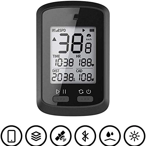 Ordinateurs de vélo : CLX Ordinateur vélo Ordinateur de vélo GPS Speedometer Compteur de Vitesse sans Fil étanche Vélo de Route VTT Vélo vélo Ordinateur Bluetooth avec Cadence