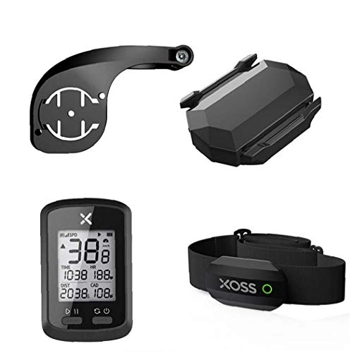 Ordinateurs de vélo : Code De Vélo Table Cardiofréquencemètre Support Vélo Cardiomètre Odomètre GPS sans Étanche pour Mountain Road Bike Riding
