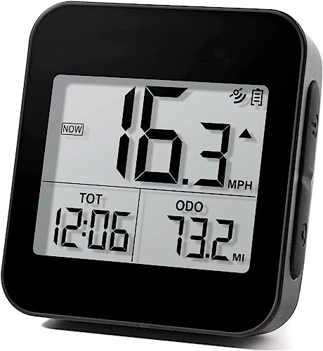 Ordinateurs de vélo : Compteur de Vitesse de vélo GPS sans Fil, Compteur de Vitesse d'ordinateur de vélo Multifonction étanche écran LCD rétroéclairé Intelligent
