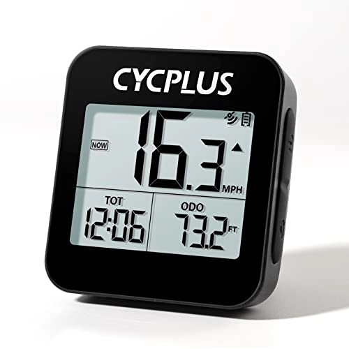 Ordinateurs de vélo : CYCPLUS G Compteur Velo sans Fil GPS Compteur Vélo, Ordinateur de Vélo sans Fil IPX6 Étanche, Odomètre de Vélo pour Vitesse, Distance, Temps Réel Vélo De Route VTT Cyclisme