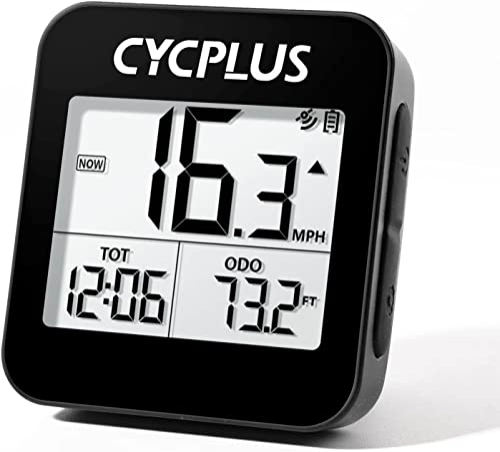Ordinateurs de vélo : CYCPLUS G GPS Cyclisme, Compteur Vélo GPS, Ordinateur de Vélo sans Fil IPX6 Étanche, Odomètre de Vélo pour Vitesse, Distance, Temps Réel Vélo De Route VTT