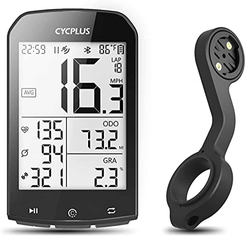 Ordinateurs de vélo : FA.cbj3 Compteur de vélo GPS étanche compteur de vitesse et odomètre, compteur de vélo sans fil Ant+ écran LCD de 2, 9 pouces avec rétroéclairage