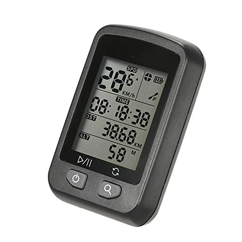 Ordinateurs de vélo : FENGHU Numérique Odometer Accessoires Vélo Rechargeable Ordinateur GPS Speedometer Waterproof Backlight Screen Stopwatch avec Accessoires De Montage