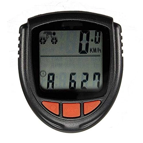 Ordinateurs de vélo : FYRMMD Compteur kilométrique vélo vélo Filaire étanche LCD Compteur de Vitesse Compteur kilométrique vélo Compteur de Vitesse (Couleur : Noir, S (chronomètre)