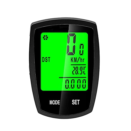 Ordinateurs de vélo : FYRMMD Ordinateur de vélo, Compteur de Vitesse sans Fil et Compteur kilométrique rétro-éclairage étanche avec écran LCD numérique avec réveil (chronomètre)