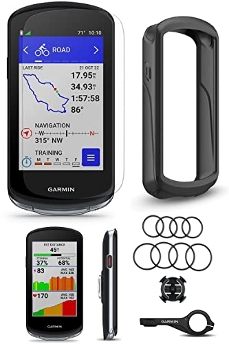 Ordinateurs de vélo : Garmin Edge 1040 Ordinateur de vélo (non solaire) – Compteur de vitesse GPS de cyclisme 2022 avec informations d'entraînement, cartes et multiGNSS – Ensemble de vélo avec écran en verre trempé