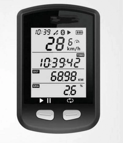 Ordinateurs de vélo : gdangel Compteur Kilométrique Vélo GPS Enabled Bike Bicycle Computer Speedometer Support Speed Sensor Heart Rate