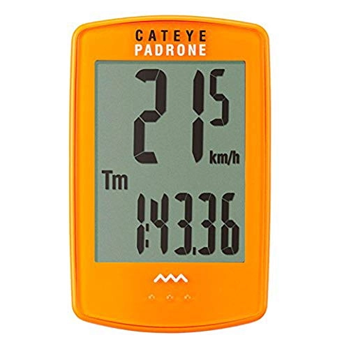 Ordinateurs de vélo : Generic Cateye Padrone, Mixte, Orange, Taille Unique