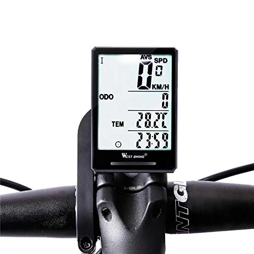 Ordinateurs de vélo : GYAM Ordinateur de vélo sans Fil Compteur de Vitesse odomètre étanche à la Pluie réveil Automatique 22 Fonctions écran Tactile 2, 8 Pouces opération Facile Accessoires de Cyclisme