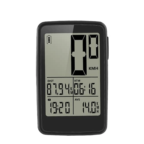 Ordinateurs de vélo : Heqianqian Compteur de vitesse pour vélo avec écran LED - Compteur de vitesse et odomètre - Étanche