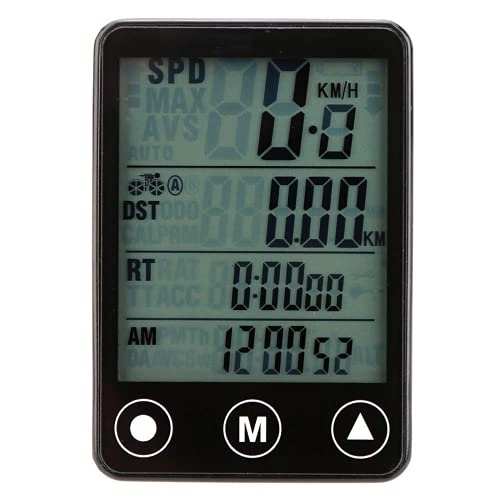 Ordinateurs de vélo : Heqianqian Compteur de vitesse sans fil avec bouton tactile LCD rétroéclairé étanche pour vélo Compteur de vitesse Odomètre Tracker de cyclisme étanche