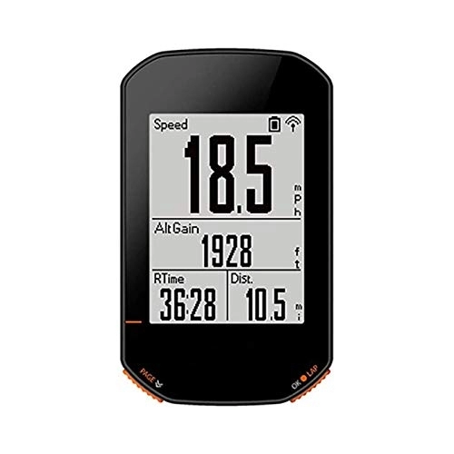 Ordinateurs de vélo : Heqianqian Ordinateur de vélo rétroéclairé automatique sans fil GNSS / ANT+ Bluetooth étanche Compteur de vitesse pour vélo Compteur de vitesse Odomètre Traqueur de cyclisme étanche