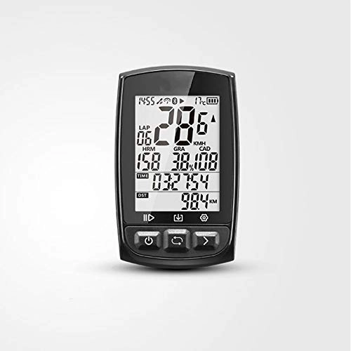 Ordinateurs de vélo : HJTLK Ordinateur de vélo, Compteur de Vitesse de Navigation par Ordinateur de vélo Compatible GPS Ipx7 200 Heures de Stockage de données