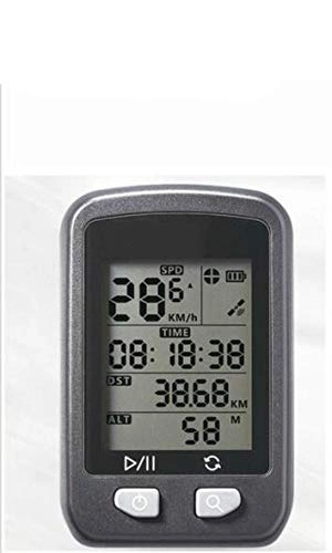 Ordinateurs de vélo : HJTLK Ordinateur de vélo, GPS Ordinateur étanche Ipx6 sans Fil Compteur de Vitesse vélo numérique chronomètre vélo Compteur de Vitesse