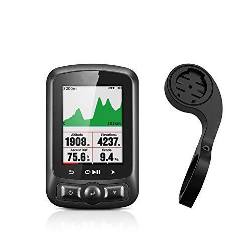 Ordinateurs de vélo : HJTLK Ordinateur de vélo, GPS Vélo Vélo Bluetooth sans Fil Chronomètre Compteur De Vitesse Étanche Ipx7 Vélo Vélo Compteur De Vitesse