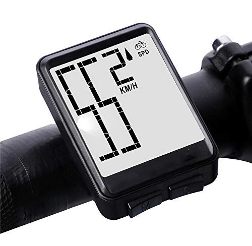 Ordinateurs de vélo : HJTLK Ordinateur de vélo, Multifonction LED Numérique Taux VTT Vélo Compteur De Vitesse sans Fil Cyclisme Odomètre Ordinateur Chronomètre