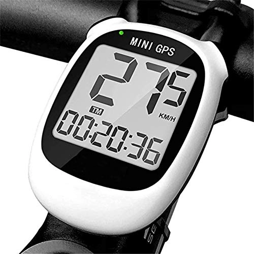 Ordinateurs de vélo : HLH Mini GPS Multifonction de Charge USB, Compteur de Vitesse de vélo sans Fil, écran LCD Haute définition, étanche et Haute précision