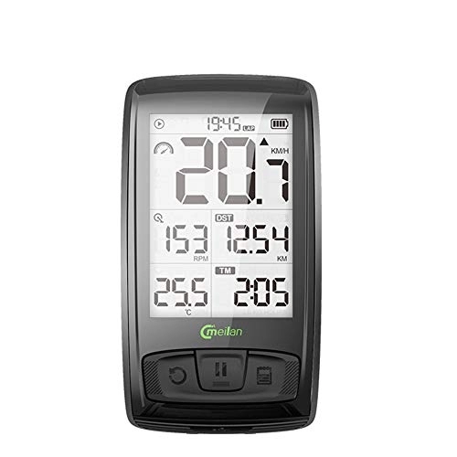 Ordinateurs de vélo : Huanxin Cyclisme Ordinateur, Ant + sans Fil BLE4.0 Ordinateur De Vélo avec Capteur De Cadence / Speed ​​USB Étanche Rechargeable