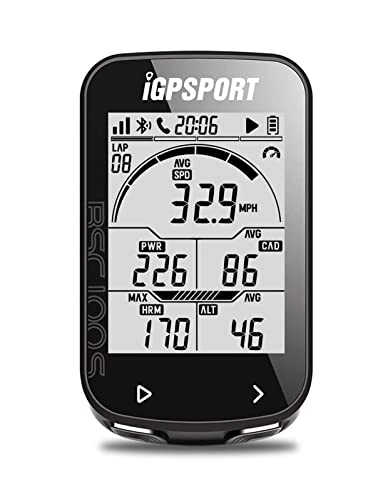 Ordinateurs de vélo : iGPSPORT BSC100S GPS Vélo Compteur Ordinateur de 40h Autonomie de Batterie Écran de 2, 6'' Soutien BLE5.0 & Ant+ / IPX7