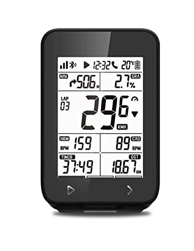 Ordinateurs de vélo : iGPSPORT iGS320 GPS Compteur Ordinateur de Vélo 72h Autonomie de Batterie Écran antireflet de 2, 4'' Soutien BLE5.0 & Ant+