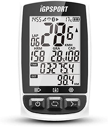 Ordinateurs de vélo : igpsport igs50e (Version Européenne) - Cycle ordinateur gPS vélo vélo. Existence (enregistrement de données et itinéraires. Écran 2.2 anti-reflejo. Connexion capteur aNT + / 2.4G. Bluetooth IPX7 (Blanc)
