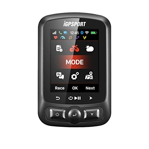 Ordinateurs de vélo : iGS620 - Le Compteur de vélo GPS connecté - Bluetooth WiFi Ant+ sans Fils - Puissance Cadence Vitesse dénivelés et Live Tracking - Strava - Garantie 2 Ans sur iGPSPORT.FR Officiel
