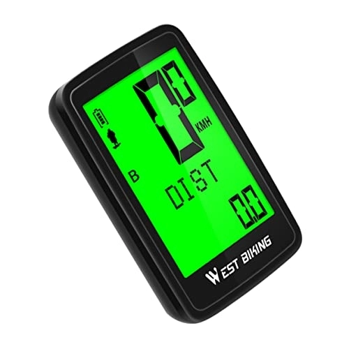 Ordinateurs de vélo : INOOMP 1 PC Ordinateur Compteur De Vitesse pour Noir avec Support Vélo en Plein Air Kilométrage Premium Odomètre Équitation Affichage Portable Vélo Équipement Détecteur USB LCD