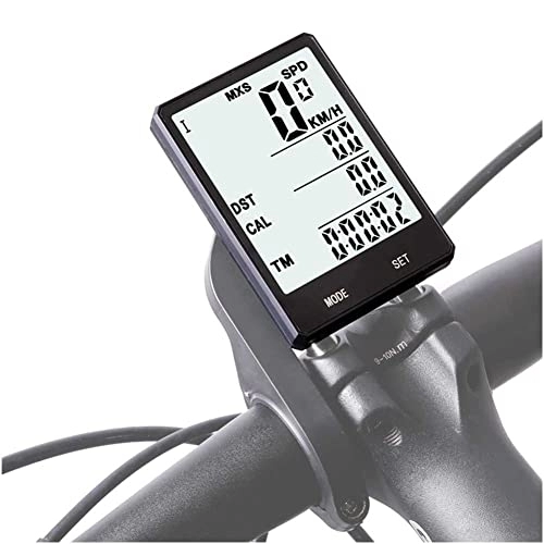 Ordinateurs de vélo : JKLL Compteur de vitesse pour vélo - Odomètre - Sans fil - Étanche - Avec écran LCD - Pour VTT, vélo de route