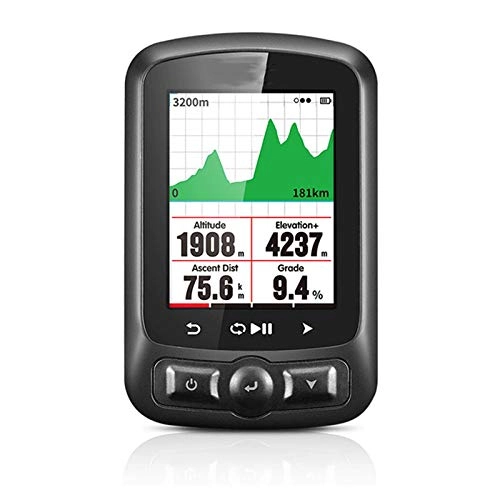 Ordinateurs de vélo : KAR GPS Ordinateur De Vélo sans Fil Bluetooth 4.0 IPX7 Étanche Compteur De Vitesse À Vélo Ordinateur De Vélo Accessoires