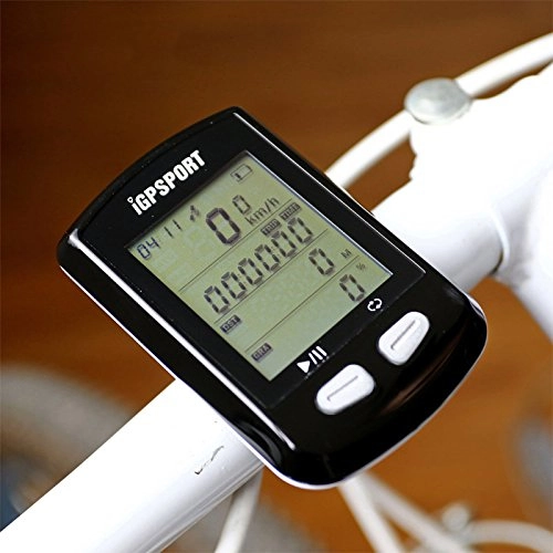 Ordinateurs de vélo : Kungfu Mall iGS10 Ant+GPS Bike Computer Speedometer IPX6 Wireless Bluetooth Heart Rate Sensor