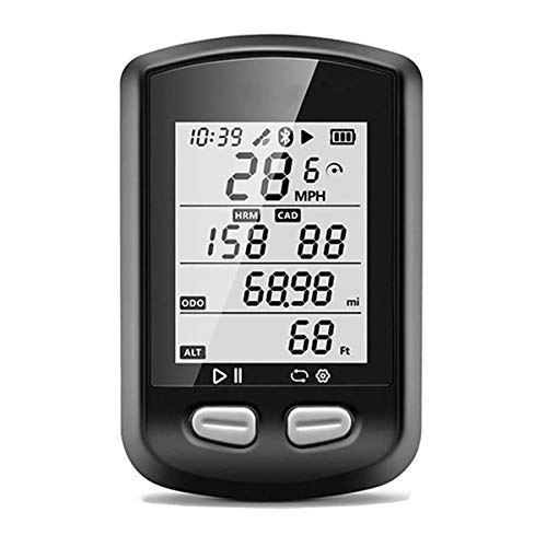 Ordinateurs de vélo : Lesrly-Cycle Ordinateur Cycliste, Compteur de Vitesse de vélo, capteur de vélo, Ant + Bluetooth 4.0 IPX6 Sports sans Fil IPX6 Ordinateur GPS, adapté à Tous Les vélos
