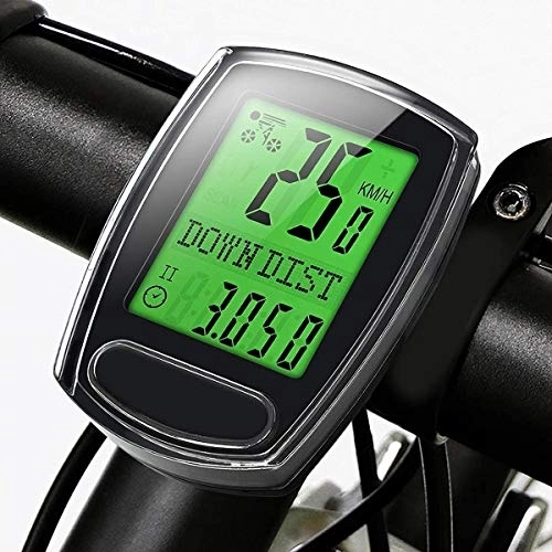 Ordinateurs de vélo : Lesrly-Cycle Ordinateur de vélo, Compteur kilométrique à vélos, Compteur de Vitesse de Cyclisme étanche, réveil Automatique / Distance de Suivi / Vitesse d'avs, adapté à Tous Les vélos