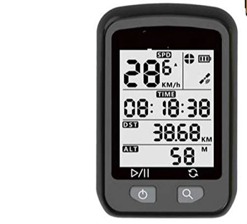 Ordinateurs de vélo : LINGJIA Vélo Odomètre GPS Ordinateur Waterproof Ipx6 Wireless Speedometer Bicycle Digital Stopwatch Cycling Speedometer Bike Sports Ordinateur