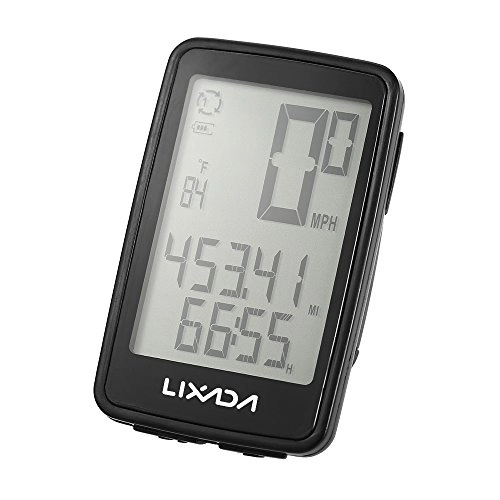 Ordinateurs de vélo : Lixada Vélo Compteur de Vitesse USB Rechargeable sans Fil Vélo Ordinateur de Vélo avec Cadence Capteur Compteur kilométrique