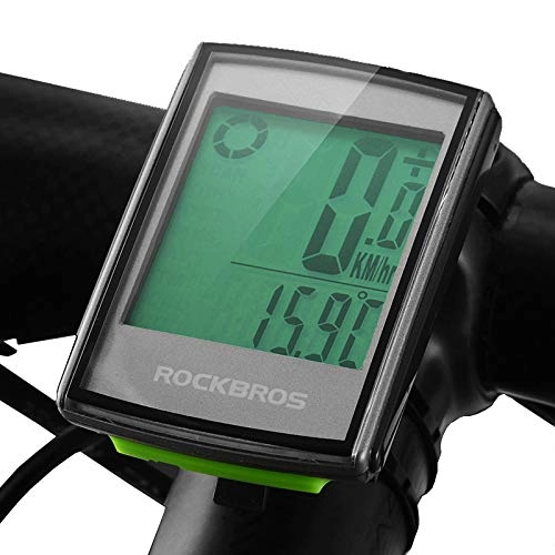 Ordinateurs de vélo : LMIAOM Vélo BC18 2.2in Vélo Ordinateur LCD Étanche LCD Compteur De Vitesse Vélo Compteur Outil de réparation de pièces Accessoires