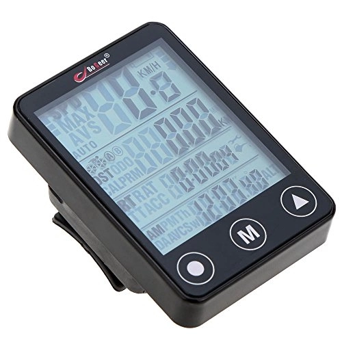 Ordinateurs de vélo : LMIAOM YT-308 24 Fonctions Compteur de Vitesse Etanche Compteur LCD Rétroéclairage LCD Outil de réparation de pièces Accessoires