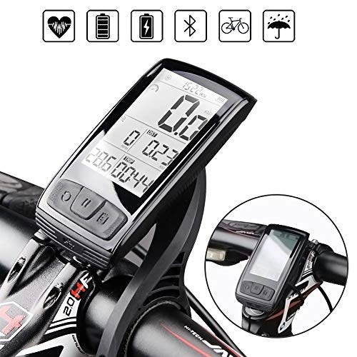 Ordinateurs de vélo : Mengen88 Bluetooth sans Fil Compteur kilométrique de vélo, Multifonction étanche LCD Affichage vélo Compteur de Vitesse vélo Ordinateur, pour vélo de Route vélo de Montagne