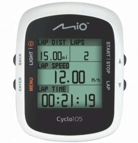 Ordinateurs de vélo : Mio Cyclo 105 Cycle GPS Ordinateur – Noir