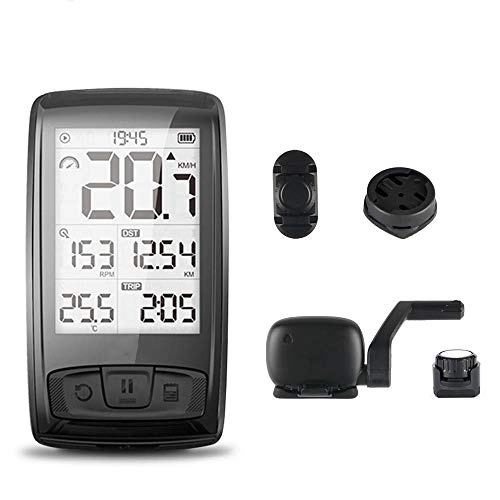 Ordinateurs de vélo : NLFD Bluetooth 4.0 température sans Fil vélo Ordinateur vélo Compteur de Vitesse Support de Montage capteur Compteur Ordinateur Cyclisme odomètre
