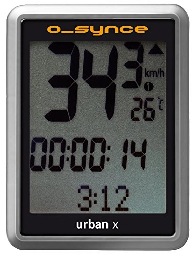 Ordinateurs de vélo : O-Synce Compteur Vélo Ant+ Urban X, OSURBANX