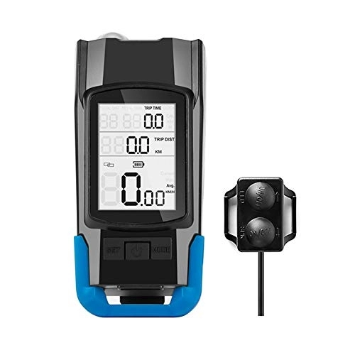 Ordinateurs de vélo : Ordinateur de vélo Compteur Velo GPS Compteur de Vitesse vélos Vélo Compteur de Vitesse Vélo Compteur de Vitesse Vélo Ordinateur Compteur de Vitesse Blue, One Size
