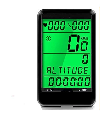 Ordinateurs de vélo : Ordinateur sans Fil chronomètre VTT vélo Cyclisme Compteur kilométrique chronomètre vélo Compteur de Vitesse Temps rétro-éclairage LCD