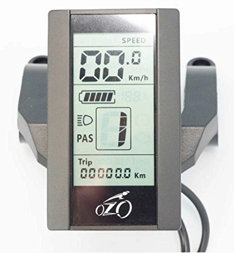 Ordinateurs de vélo : OZO Display écran au Guidon LCD 965 pour Moteur pédalier Bafang BBS01 BBS02 BBSHD